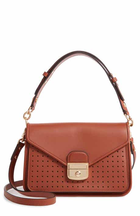 Longchamp Mademoiselle Calfskin Leather Crossbody Bag