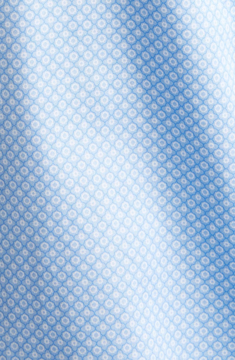Peter Millar Vaughn Micropattern Button-Down Shirt, Alternate, color, Cottage Blue