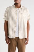 Union Venice Yarn Dyed Slub Short Sleeve Button-Up Shirt