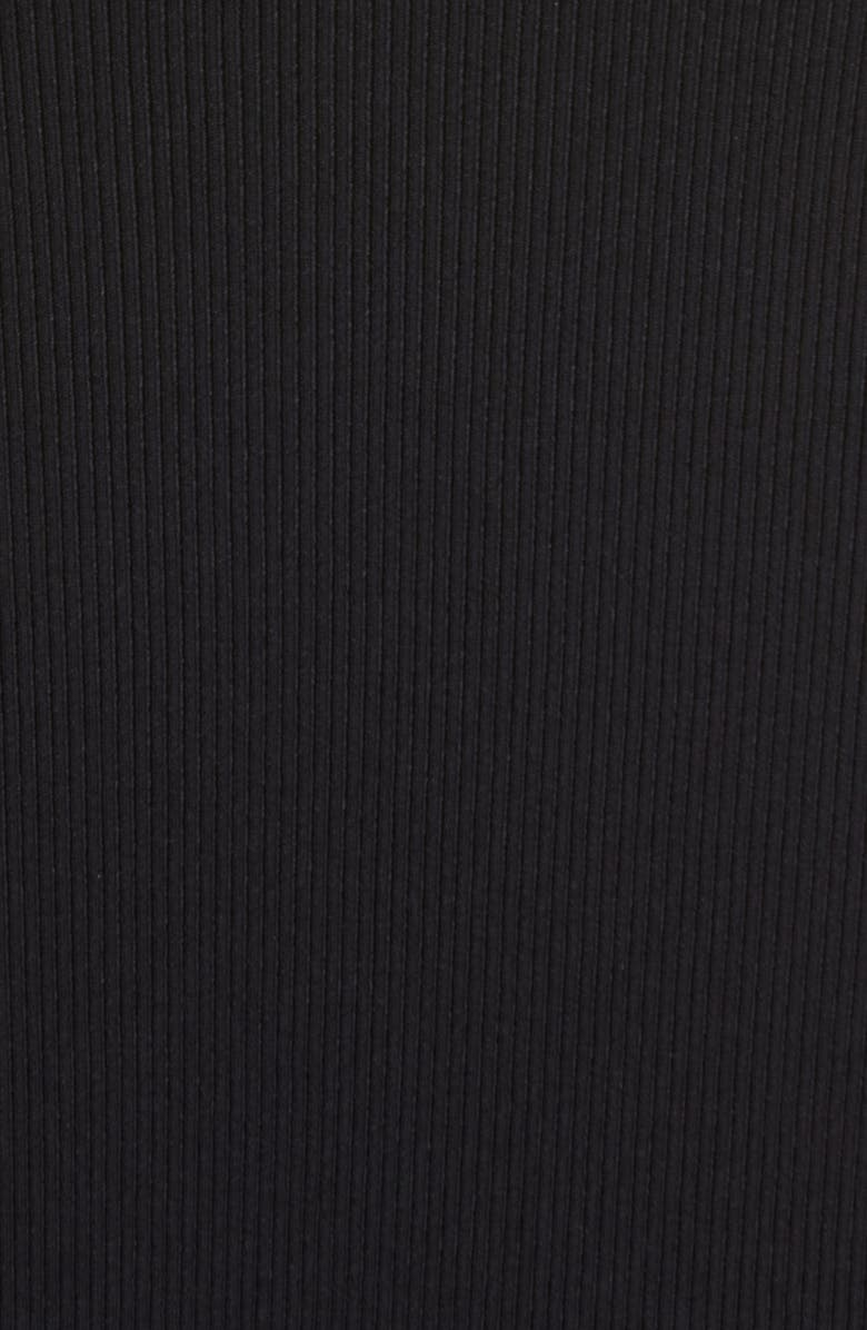 McQueen Flounce Hem Rib Pencil Skirt, Alternate, color, 