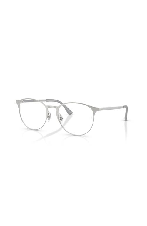 Ray Ban Ray-ban 51mm Phantos Optical Glasses In Metallic