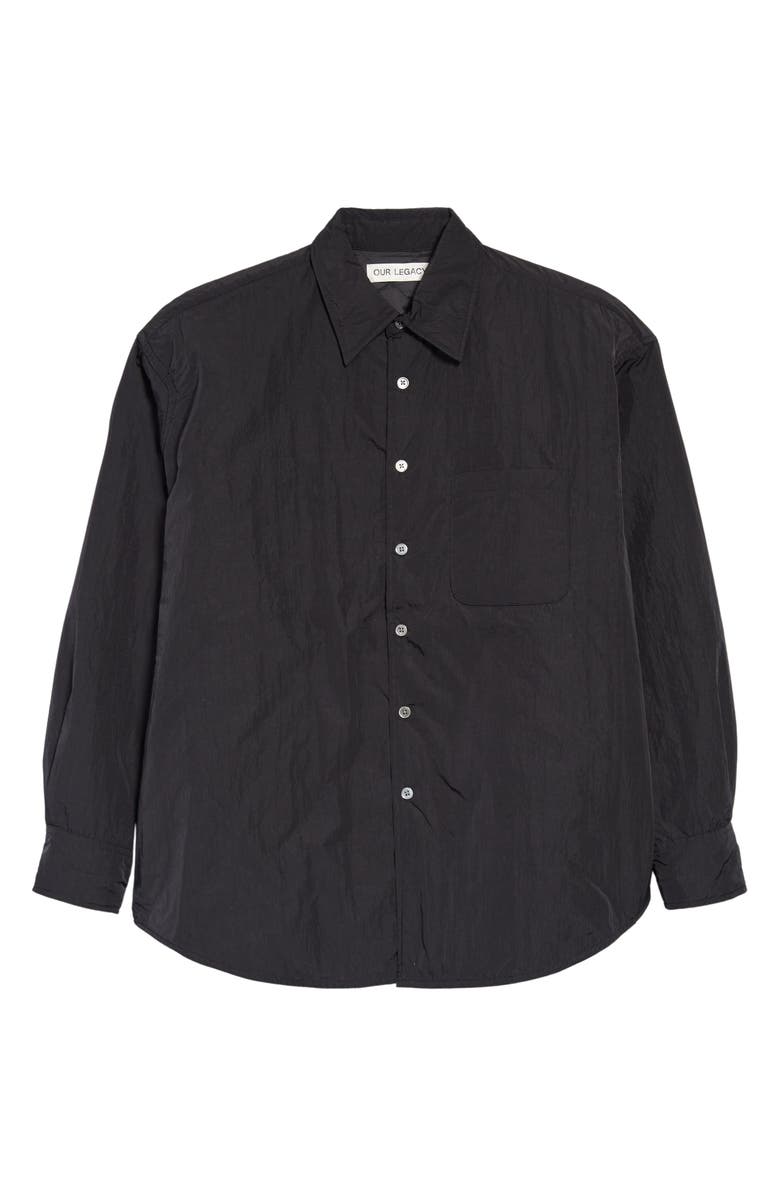 ジャケット・アウター our legacy tech borrowed shirt jacket Our Legacy - BLACK TECH BORROWED JACKET – LE LABO STORE