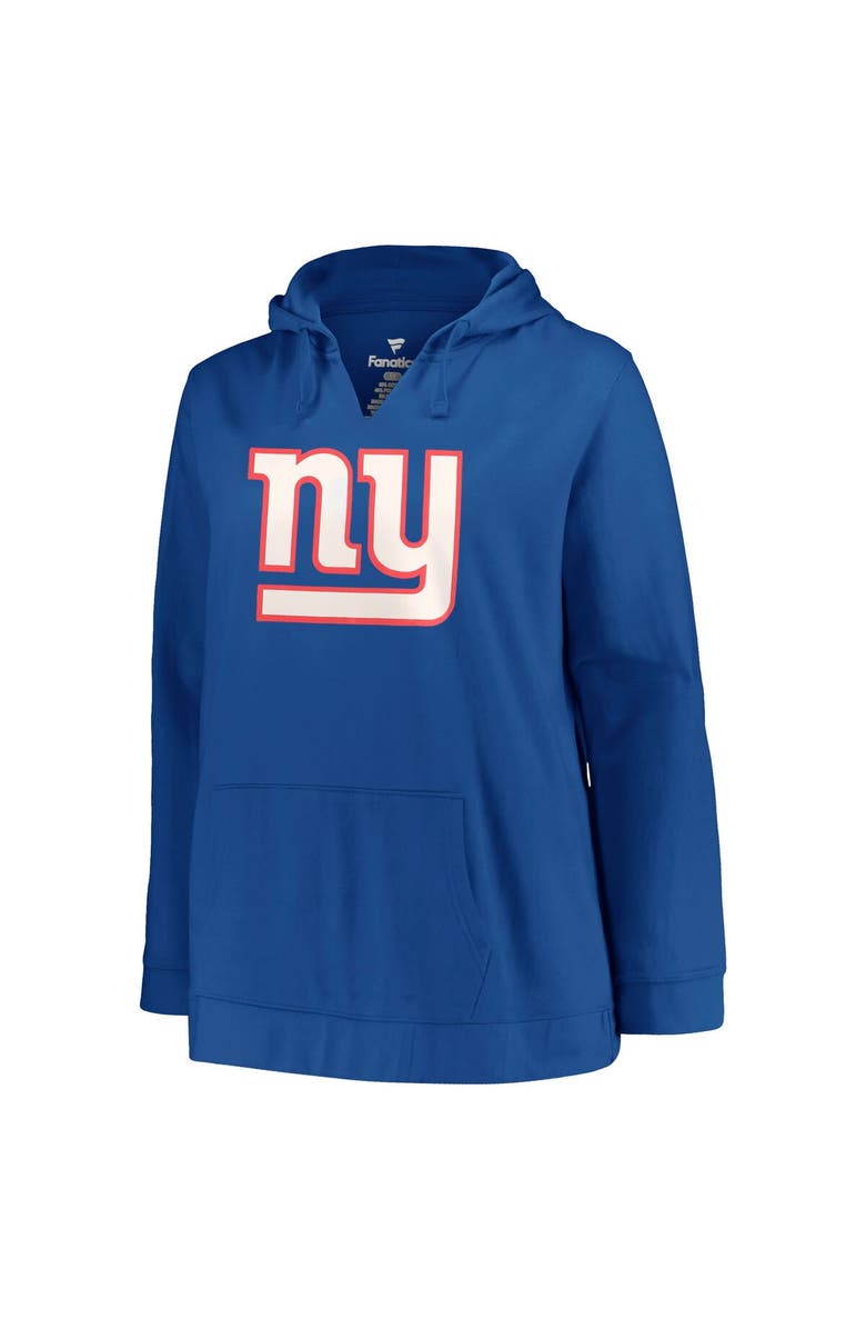 PROFILE Women's Profile Saquon Barkley Royal New York Giants Plus Size Player Name & Number Pullover Hoodie, Alternate, color, Royal