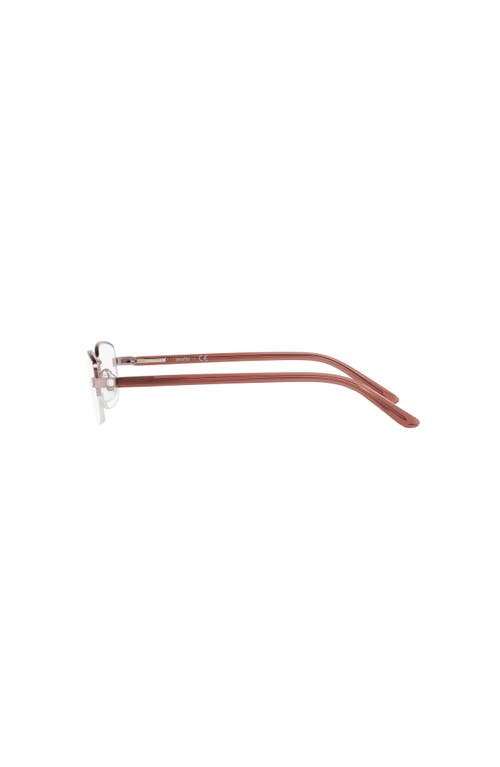 Sferoflex 49mm Rectangle Optical Glasses In Gold