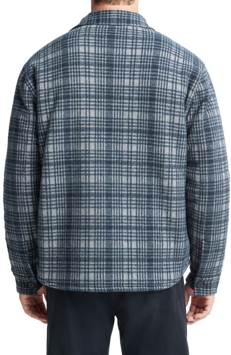 Vince Plaid Fleece Lined Shirt Jacket, Alternate, color,