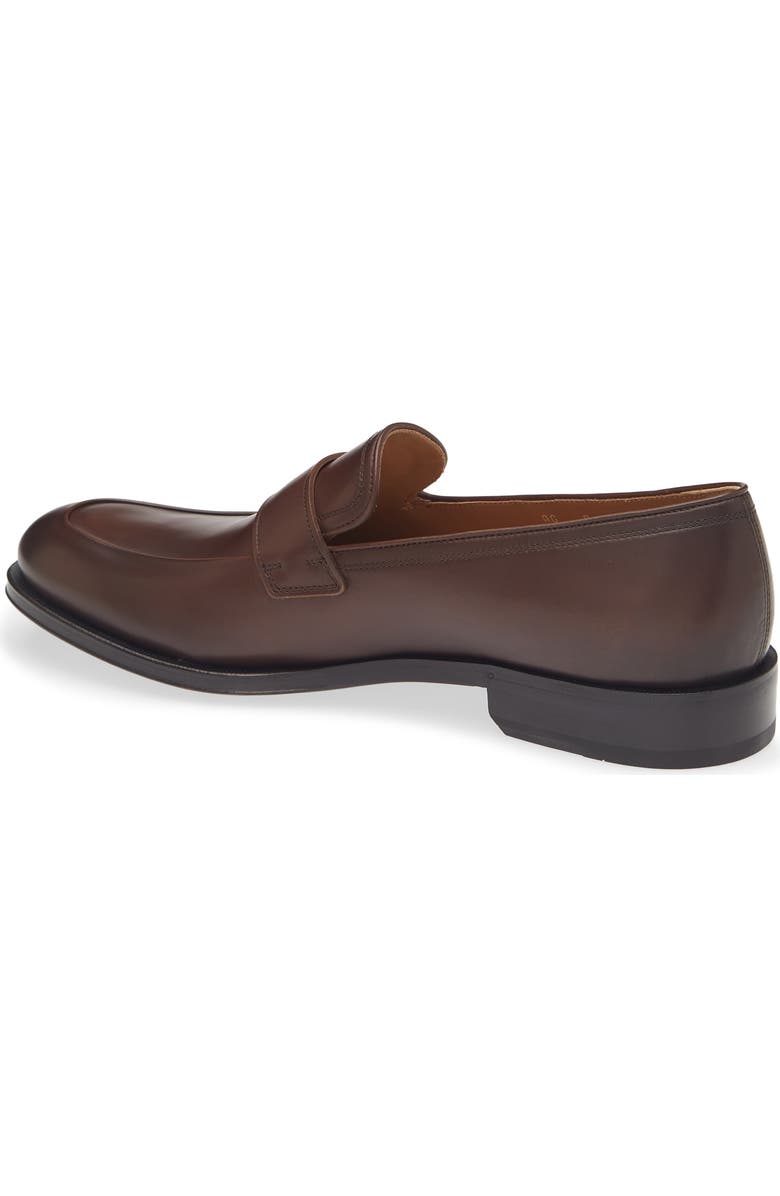 FERRAGAMO Scout Ganini Ornament Loafer, Alternate, color, Midbrown Biscotto