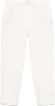 MANGO Slim Fit Drawstring Pants