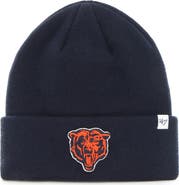 '47 Men's '47 Navy Chicago Bears Primary Alternate Logo Basic Cuffed Knit Hat