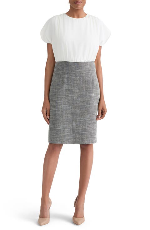 Tulip Sleeve Twofer Dress