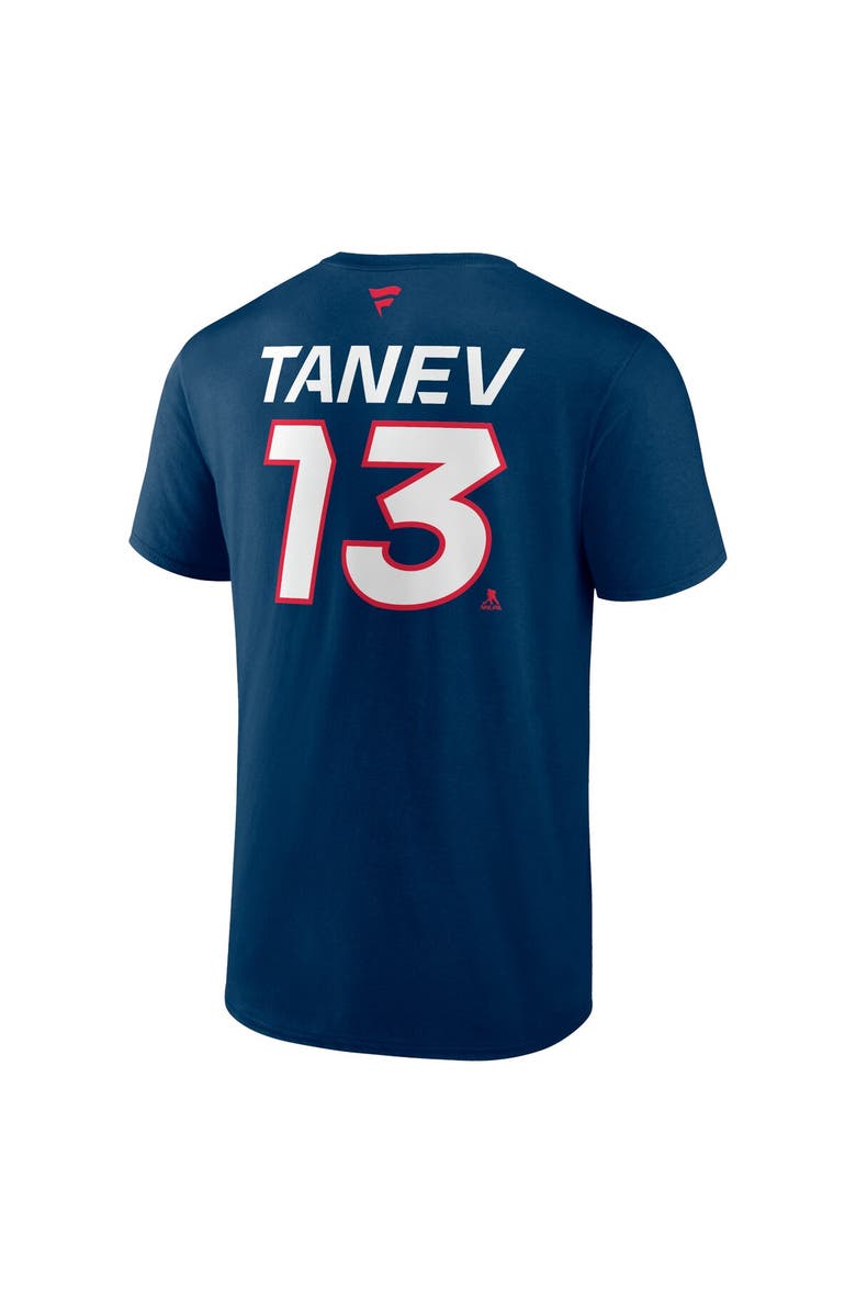 FANATICS Men's Fanatics Branded Brandon Tanev Deep Sea Blue Seattle Kraken 2024 NHL Winter Classic Authentic Pro Name & Number T-Shirt, Alternate, color,