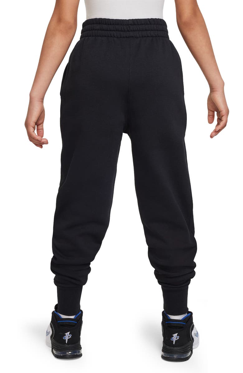 Nike Kids' Sportswear Club Fleece Joggers, Alternate, color, Black/ Black/ White