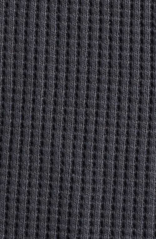 Rails Wells Waffle Knit Shirt Jacket In Gray