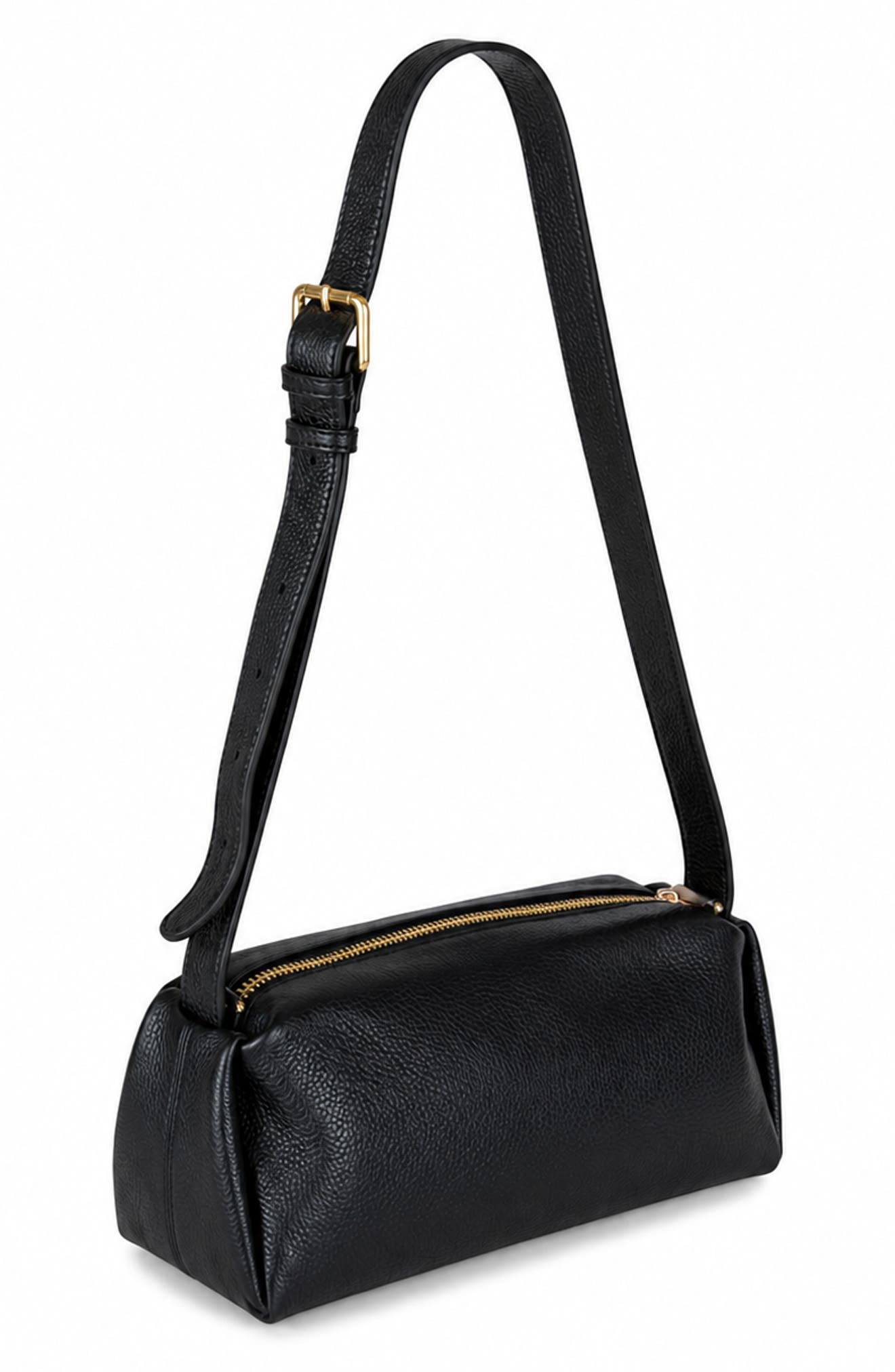 Emelie Suede Shoulder Bag, Alternate, color, BLACK