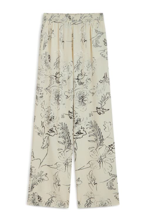 Nocturne Patterned Jacquard Pants In Multi-colored