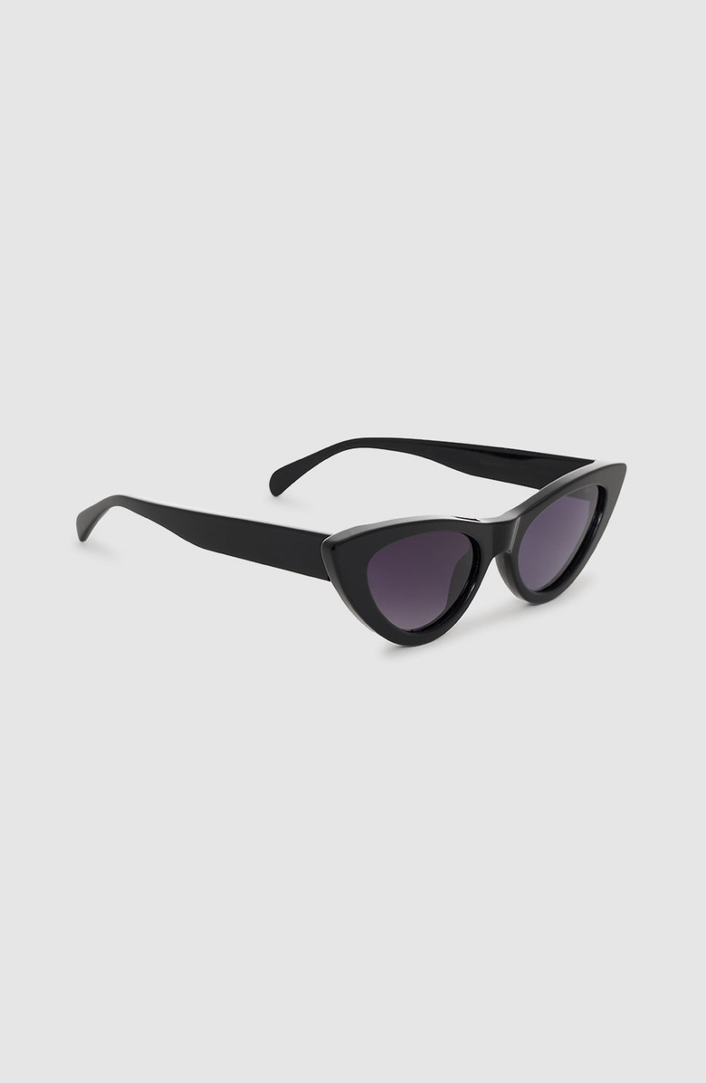 ANINE BING Marsais Sunglasses, Alternate, color, Black