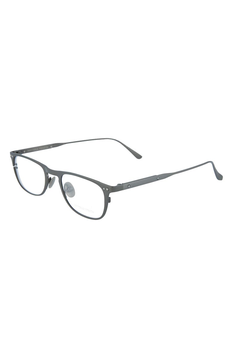 Bottega Veneta 49mm Rectangle Optical Frames, Alternate, color,