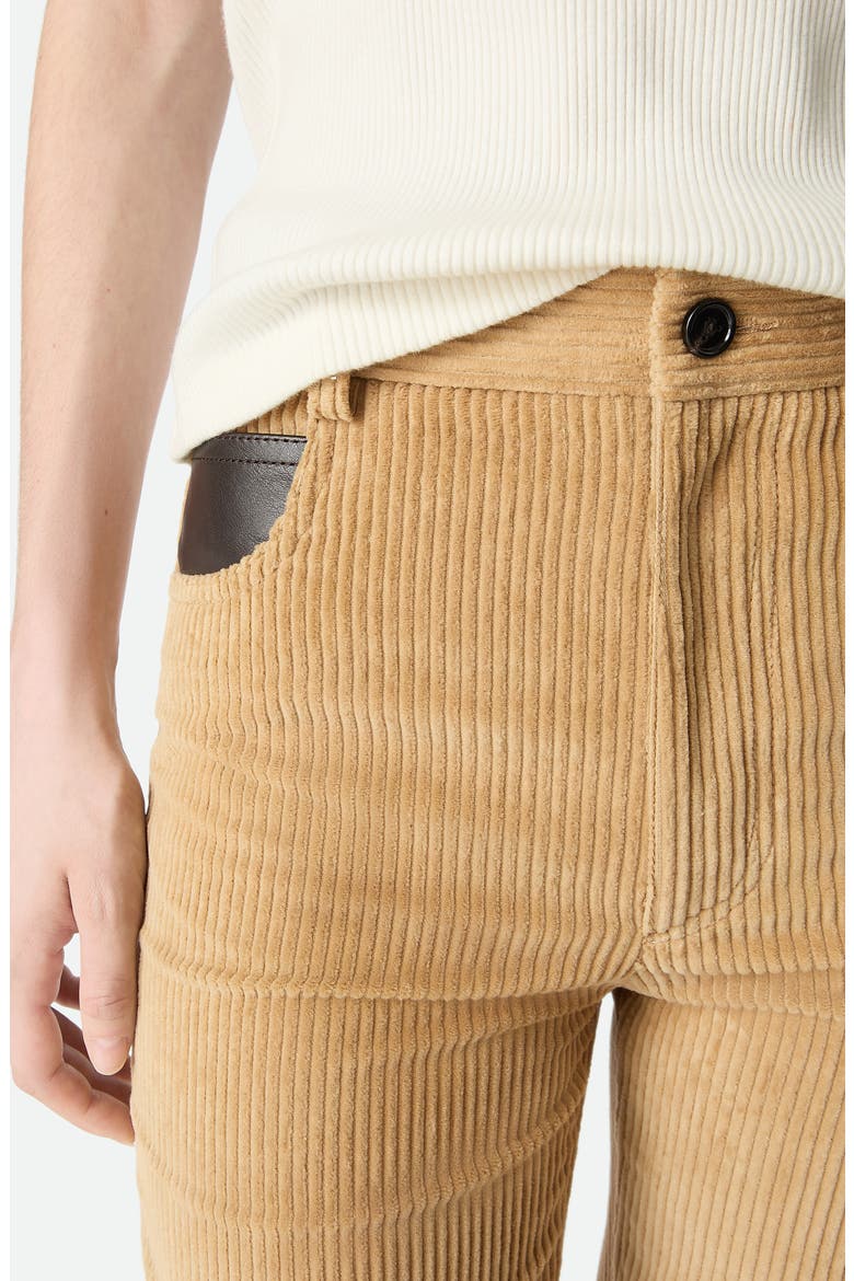 Leather Patch Corduroy Pants, Alternate, color, 1434 PALE OAK