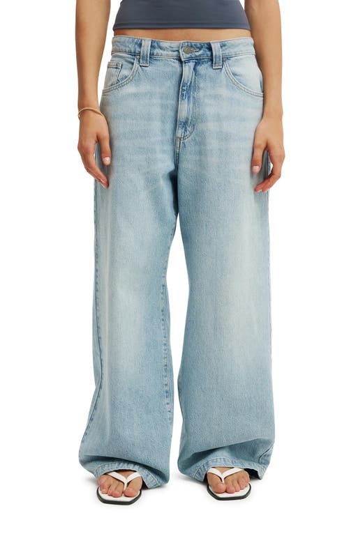Cotton On Low Super Baggy Jean In Blue