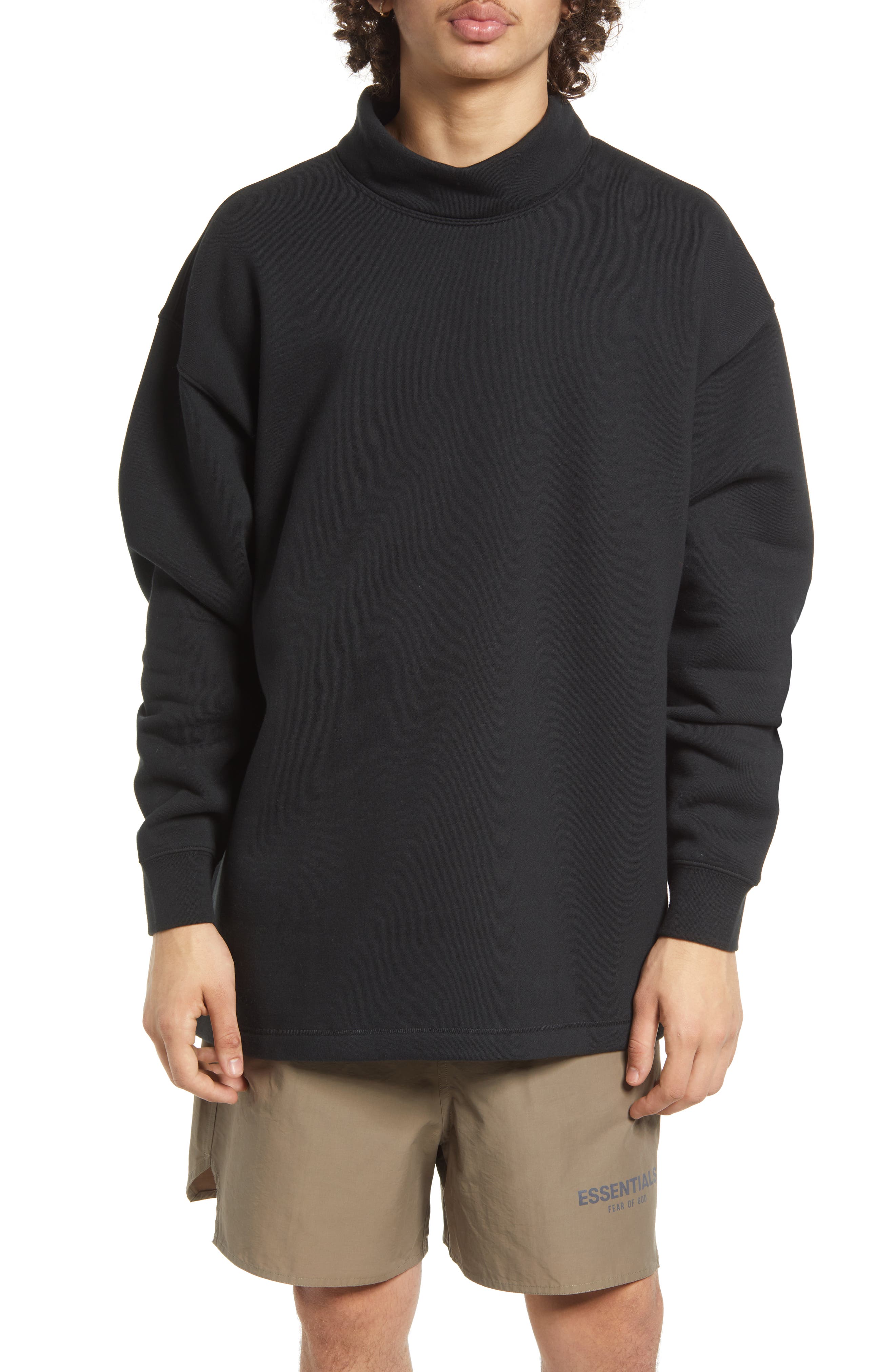 Relaxed Mock Neck Sweatshirt (Men) | Nordstrom