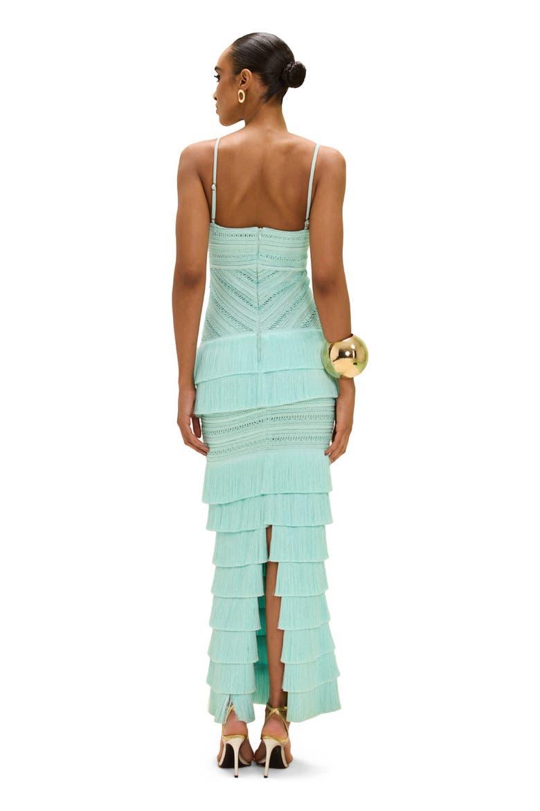 Clara Fringe Maxi Dress, Alternate, color, LIGHT BLUE