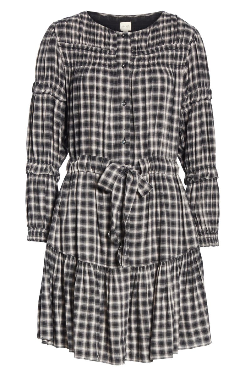 La Vie Rebecca Taylor Plaid Dress, Alternate, color,