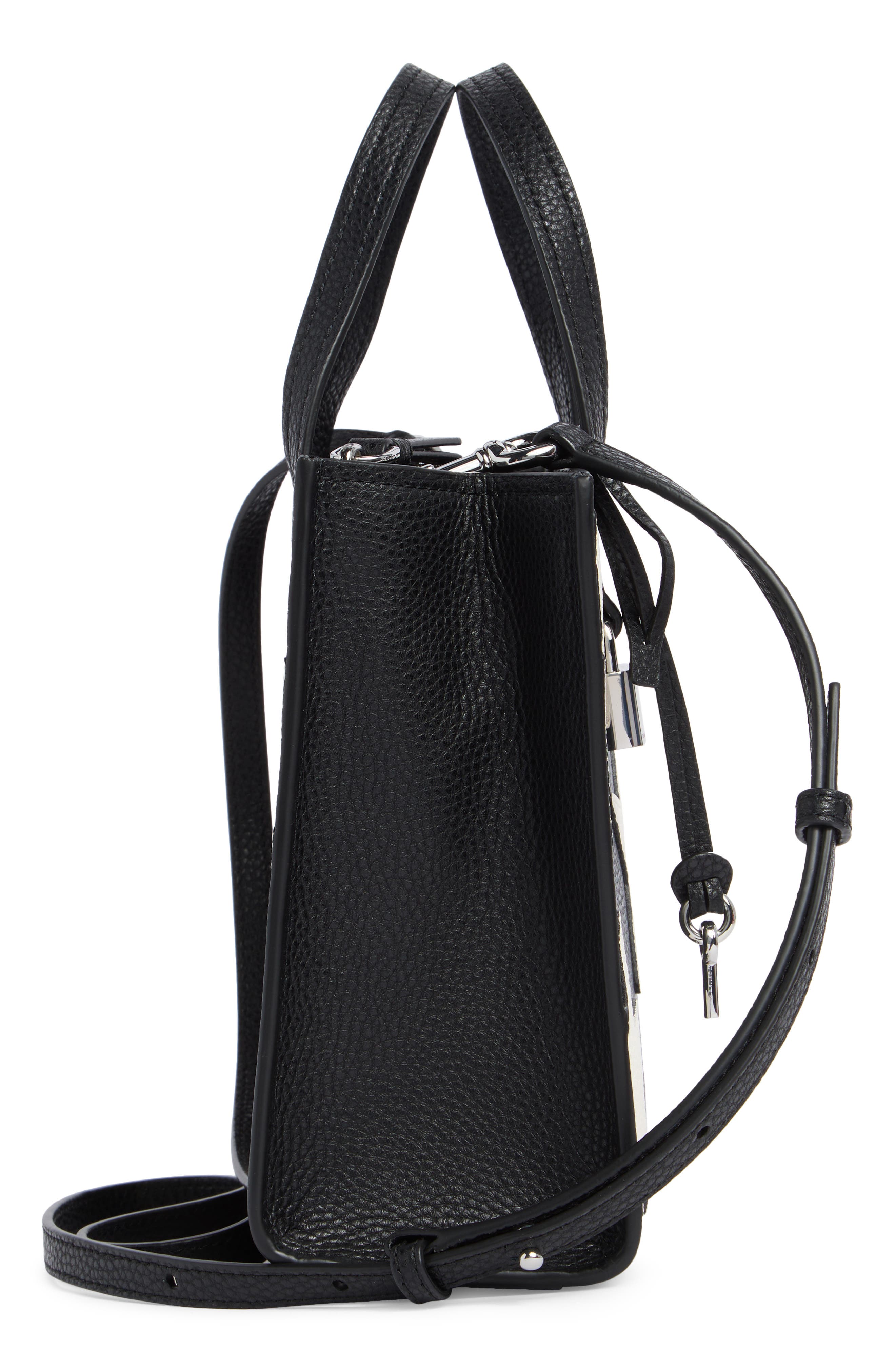 Marc Jacobs Star Patchwork Bold Mini Grind Tote, Alternate, color, Black Multi