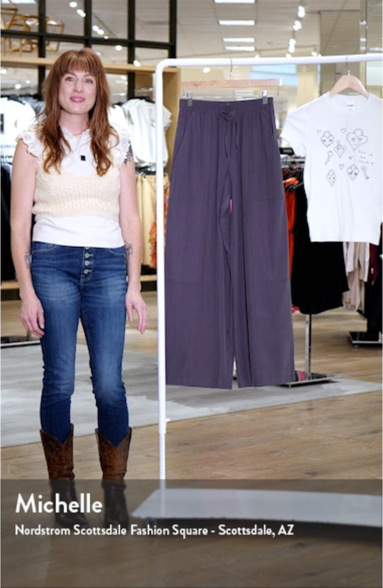 Wide Leg Drawstring Pants, sales video thumbnail