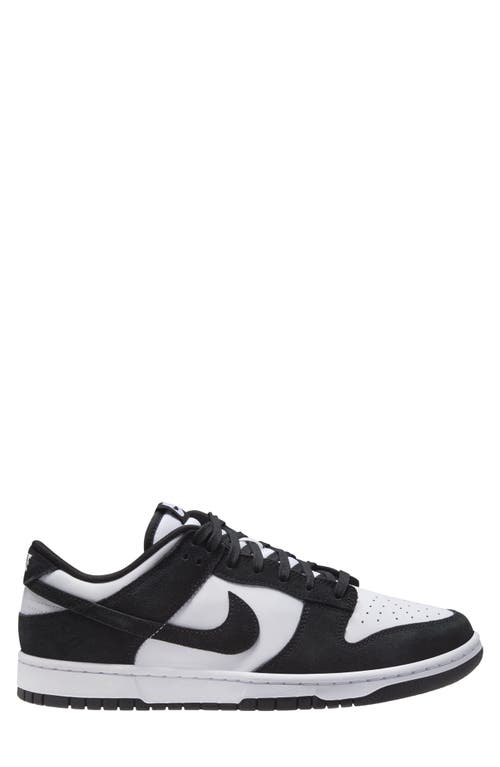 Nike Men's Dunk Low Retro Panda Se In White/black-white In Black