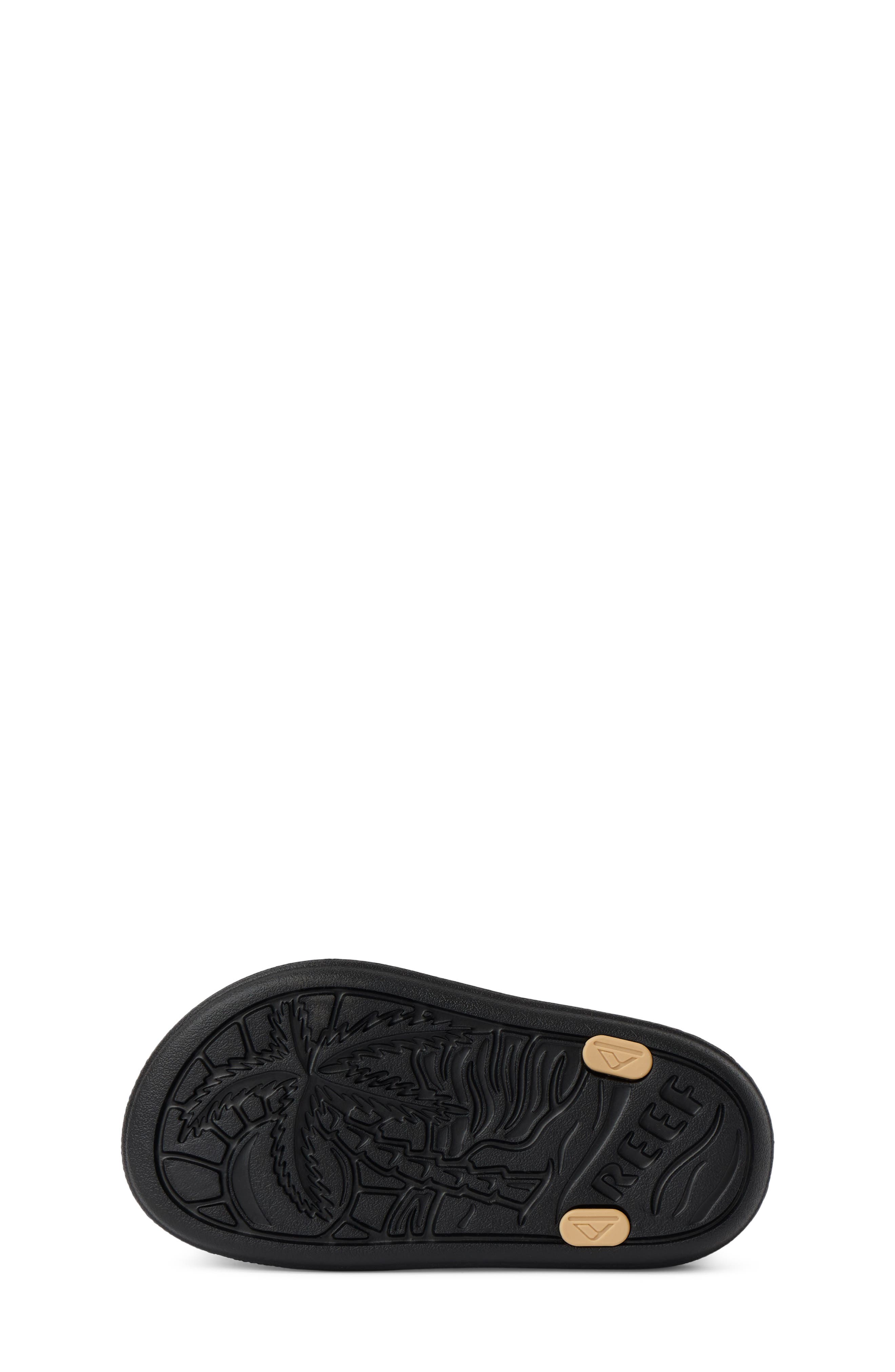 Reef Kids' Totally Beachin Sandal, Alternate, color, Black/ Tan