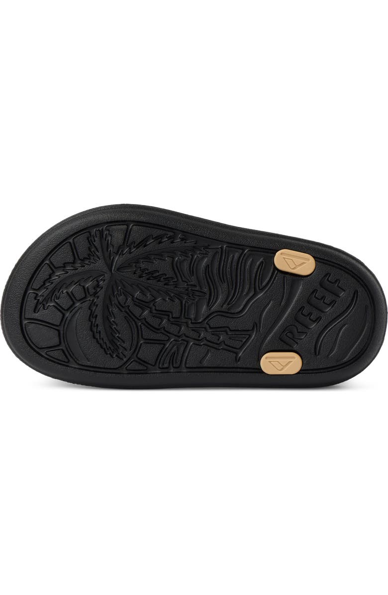 Reef Kids' Totally Beachin Sandal, Alternate, color, Black/ Tan