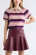 Treasure & Bond Brushed Wool & Cashmere Blend Polo Sweater
