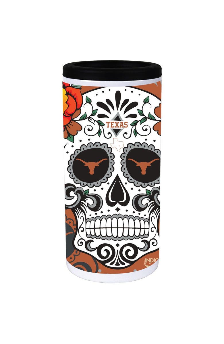 INDIGO FALLS Texas Longhorns Dia Stainless Steel 12oz. Slim Can Cooler, Alternate, color, 