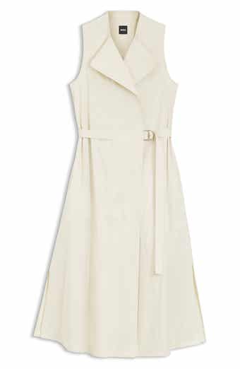 Dimosa Sleeveless Belted Midi Wrap Dress