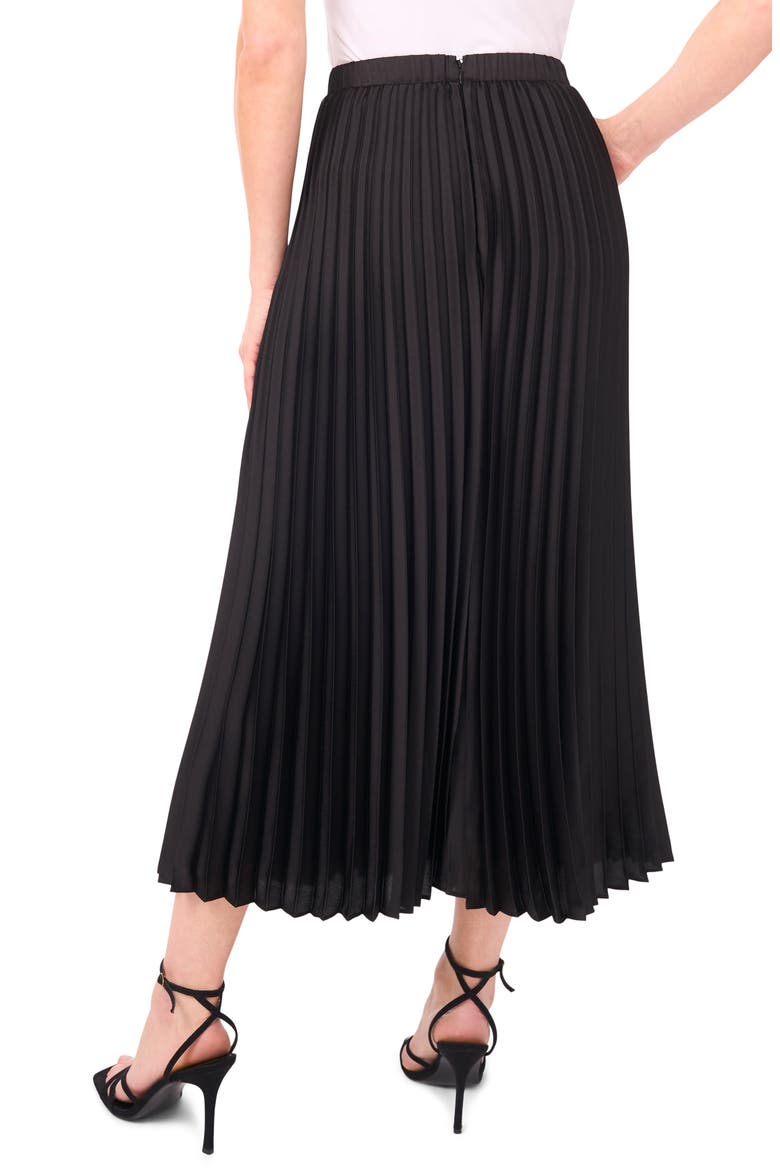 Pleated Midi Skirt, Alternate, color, RICH BLACK