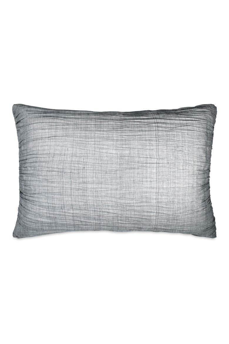 'City Pleat' Sham, Alternate, color, GREY
