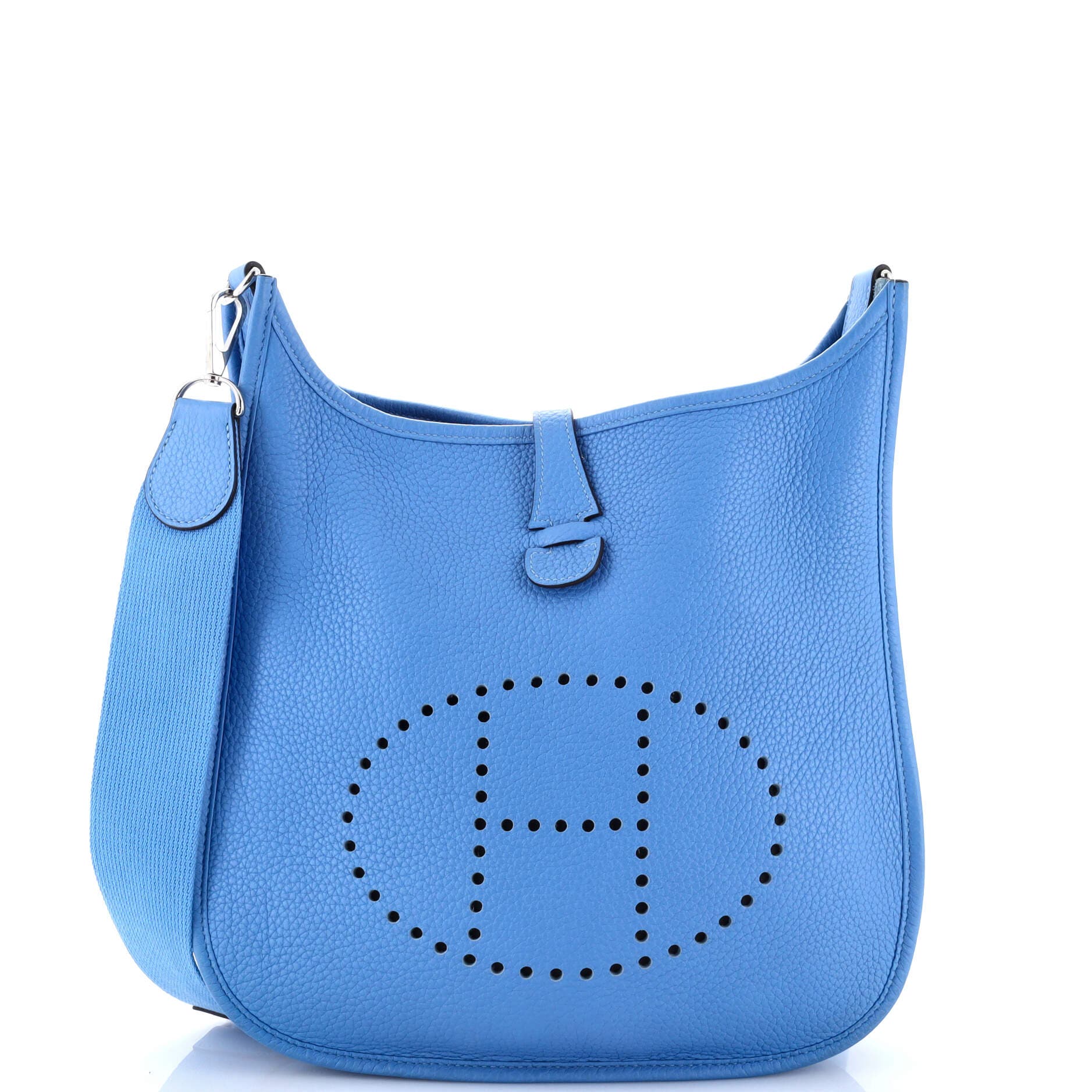 Pre-Owned Hermes Evelyne Bag Gen III Clemence PM, Main, color, 