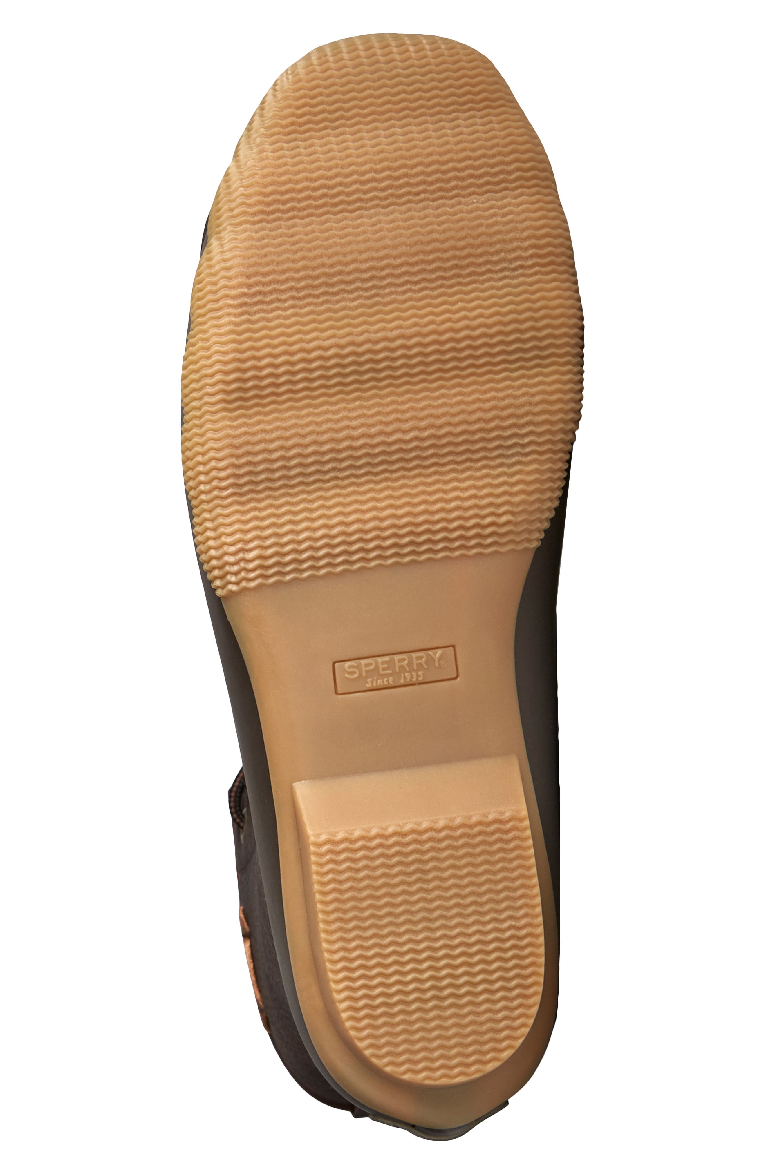 Saltwater Duck Waterproof Rain Boot, Alternate, color, TAN/ BROWN