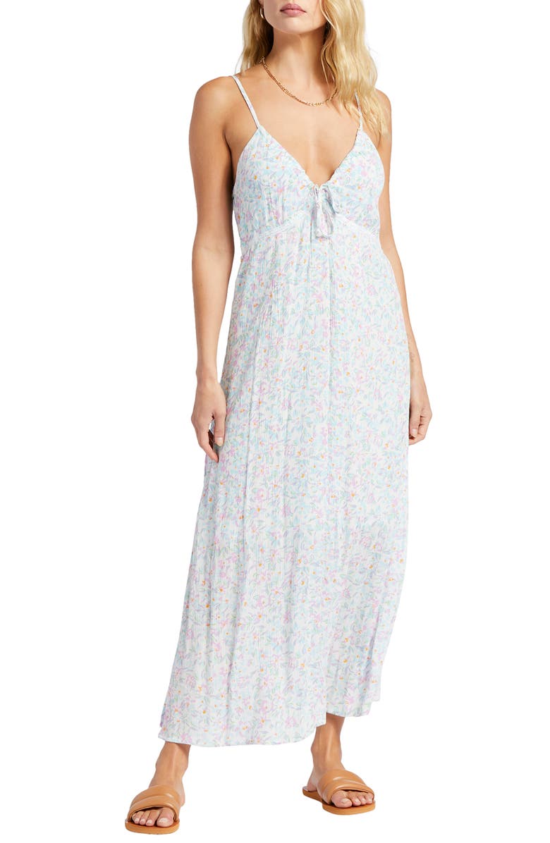 Billabong Slip Away Floral Maxi Sundress, Main, color,