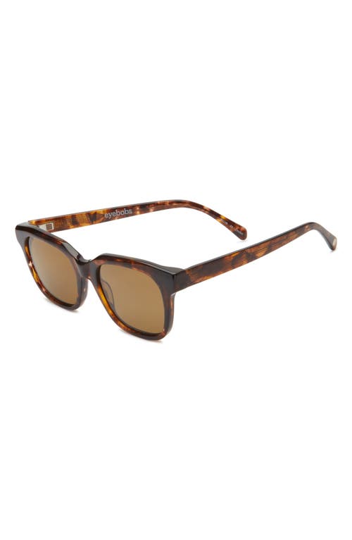 Eyebobs Nomad 50mm Square Reader Sunglasses In Brown