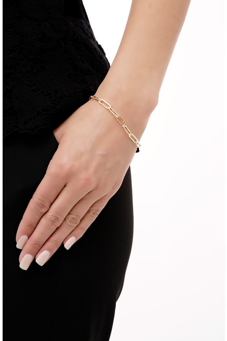 14K Gold Chain Bracelet (Nordstrom Exclusive), Alternate, color, YELLOW GOLD
