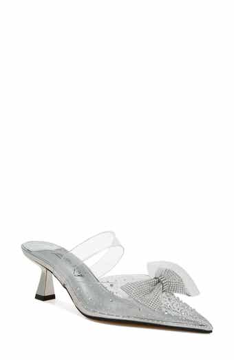 LONDON RAG Freja Rhinestone Kitten Heel Mule