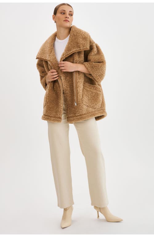 Lamarque Ohanna | Faux Fur Coat In Brown
