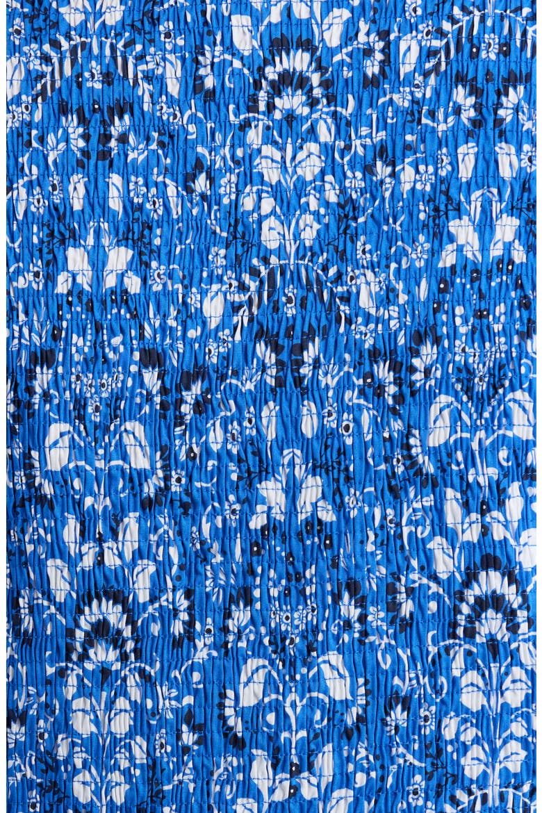 Lulu Floral Brighton Smocked Maxi Dress, Alternate, color, LIGHT-BLUE-WHITE