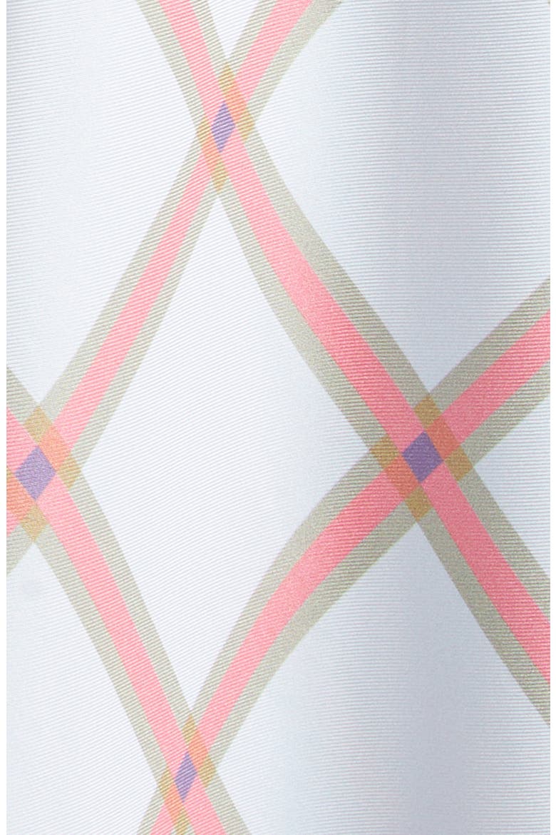 Karima Plaid Silk Twill Skirt, Alternate, color, CHECK-BLUE/PINK/CHOCOLATE