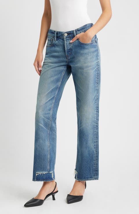 Maytown Low Rise Straight Leg Jeans