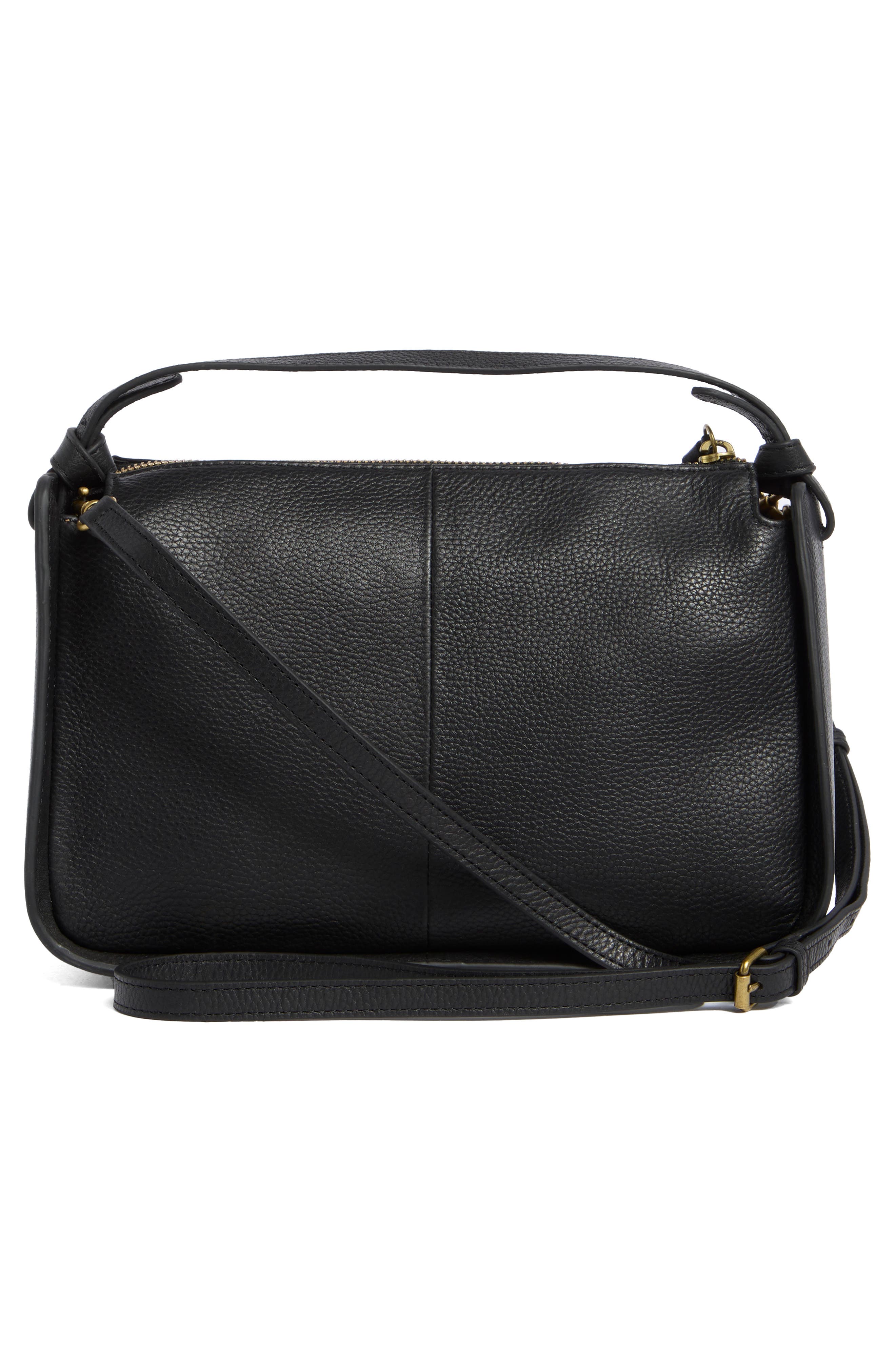 Lucky Brand Ayla Crossbody Bag, Alternate, color, Black