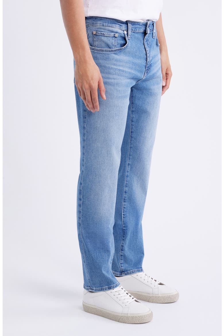 Zach Straight Leg Jeans, Alternate, color, MID BRUSHED CLASSIC
