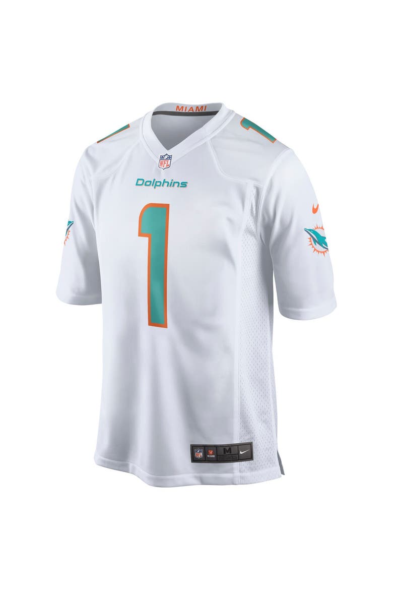 Men's Nike Tua Tagovailoa White Miami Dolphins Game Jersey, Alternate, color, White