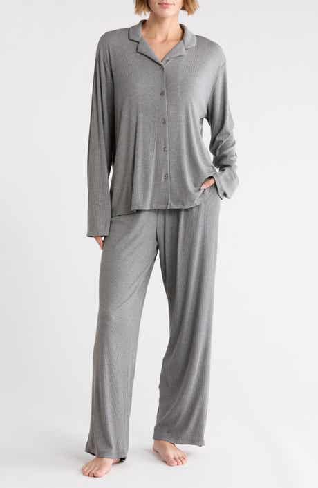 Long Sleeve Rib Pajama Set