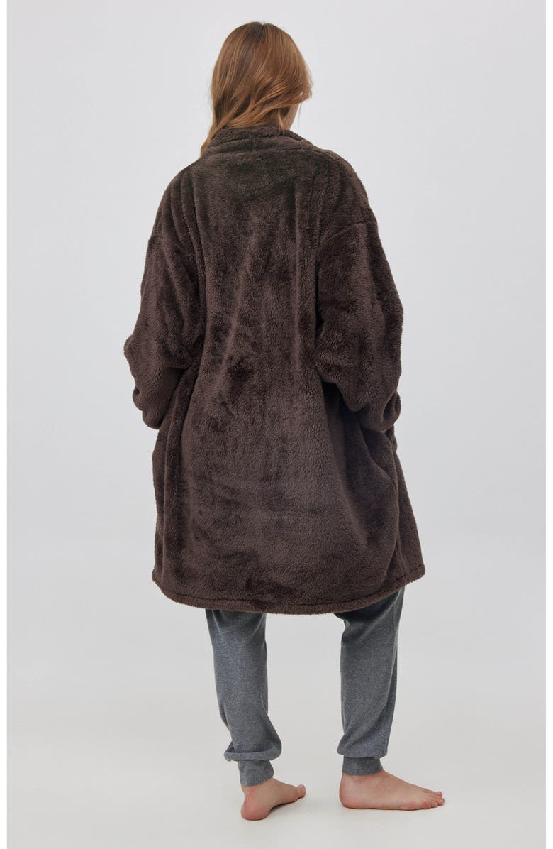 Gottex Beach Life The Cloud Blanket Cardigan, Alternate, color, Chocolate